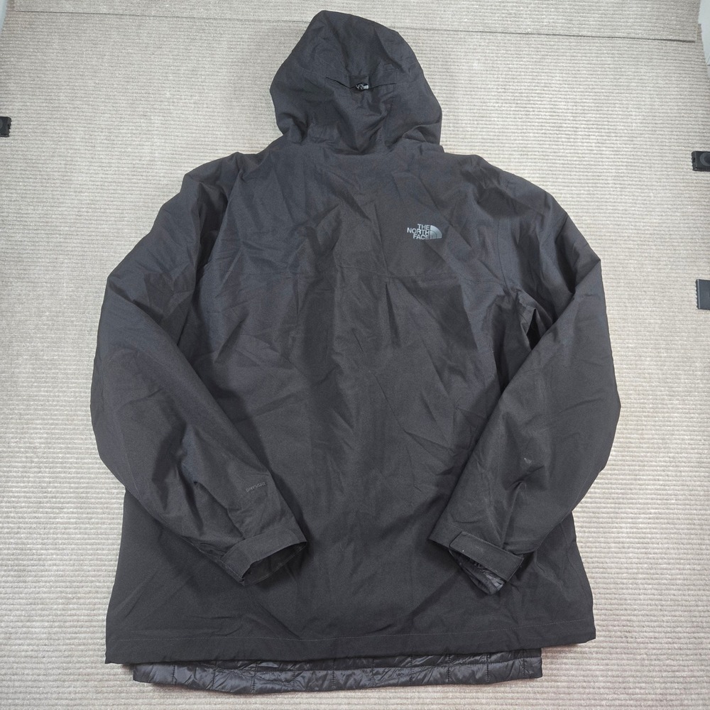 The North Face Mens XL Black DryVent Insulated Hooded NF0A2TCK Parka Jacket - Picture 6 of 9
